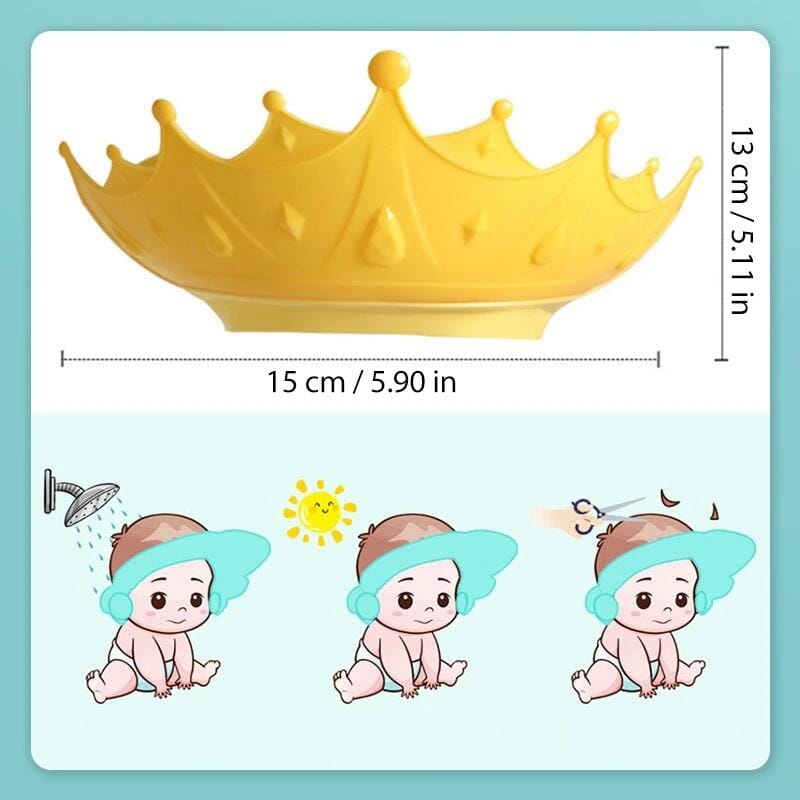 Wasserdichte Shampoo-Mütze für Babys – Duschhaube