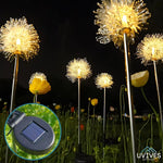 Sunflower Blooms - Weatherproof Solar Garden Lamp in a Floral Style