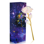 Bunte Galaxie Rose mit Liebe