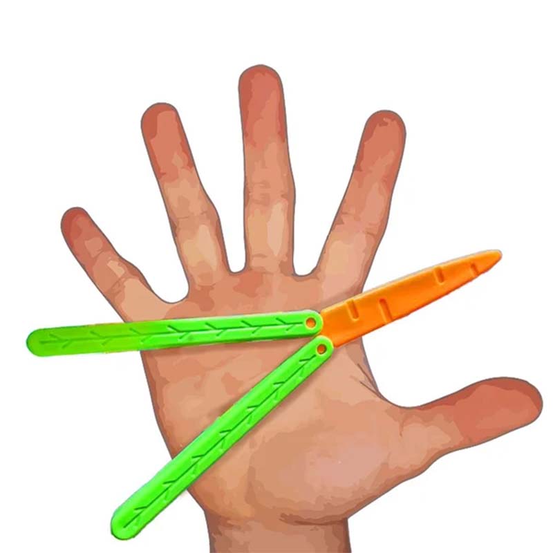 Karotten-Inspirierter Schmetterlingsspielzeug-Messer