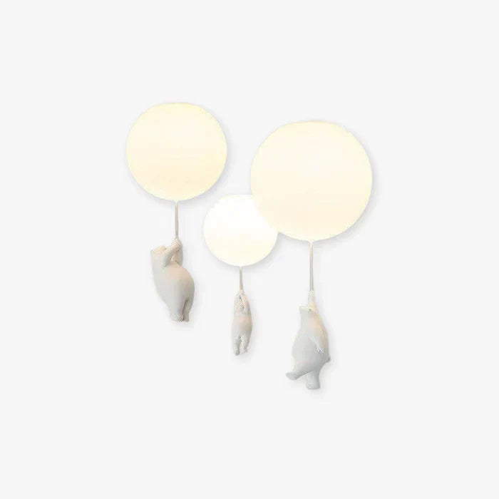 Bärchen & Ballon Pendelleuchte – Sanftes Licht für jeden Raum
