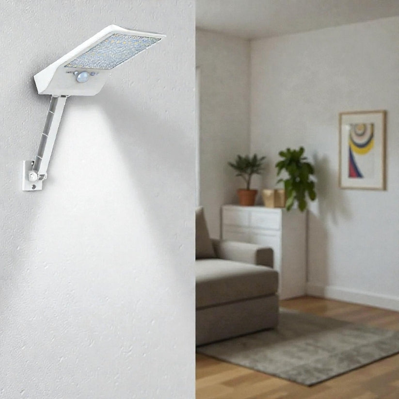 Solarbetriebene LED-Wandleuchte mit Bewegungsmelder – Automatische Außenbeleuchtung