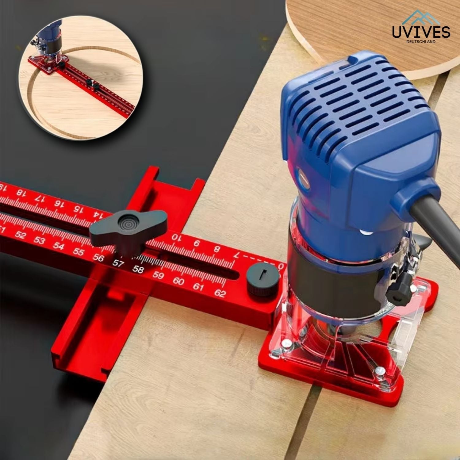 Precision Router Template made of Aluminum | For Professionals & DIY Enthusiasts