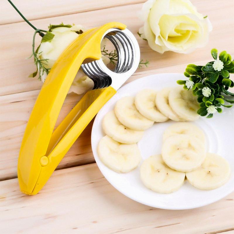 Bananenschneider aus Edelstahl – Für perfekte Scheiben