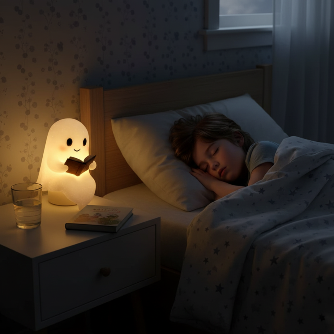 Handgefertigte Nachtlampe mit Warmlicht – Dekorative Nachtlichtleuchte
