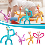 FlexiGiraffe | Das bunte Spielzeug mit Saugnapf für kreative Kinder