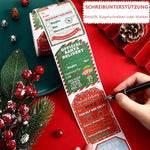 Weihnachtsdekorations Aufkleber Rolle (200 Stück)