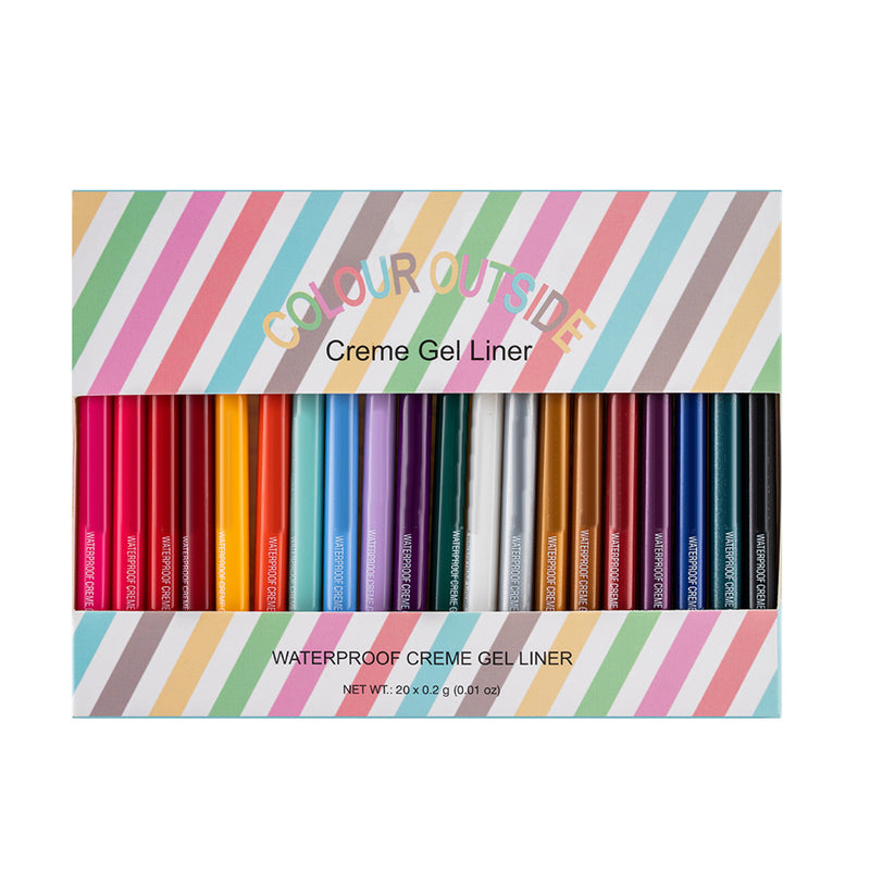 20er Set Farbige Eyeliner Stifte