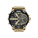 Elegante Quarzchronographuhr aus Edelstahl