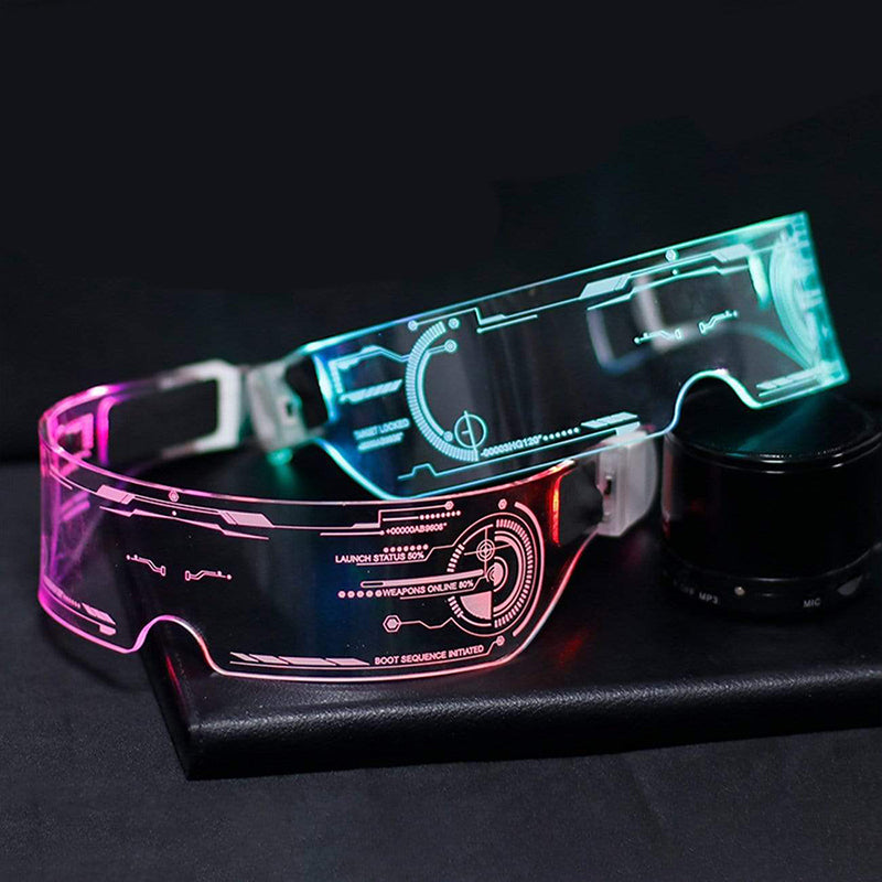 Strahlende LED-Brille NeonBlick