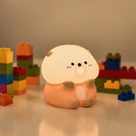 Playful Night Lamp for Children – Rechargeable Silicone Lamp with Colour Change