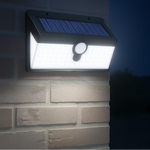 Solarbetriebene Wandlampe mit Bewegungsmelder – Wetterfeste Gartenbeleuchtung