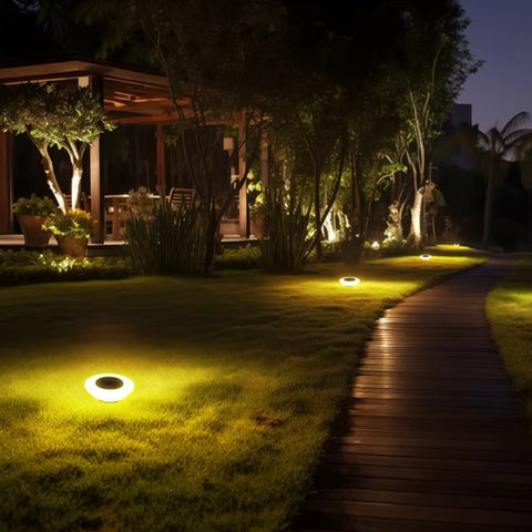 Solarbetriebene Gartenleuchten – Wasserdichte LED-Außenbeleuchtung für Wege und Gärten