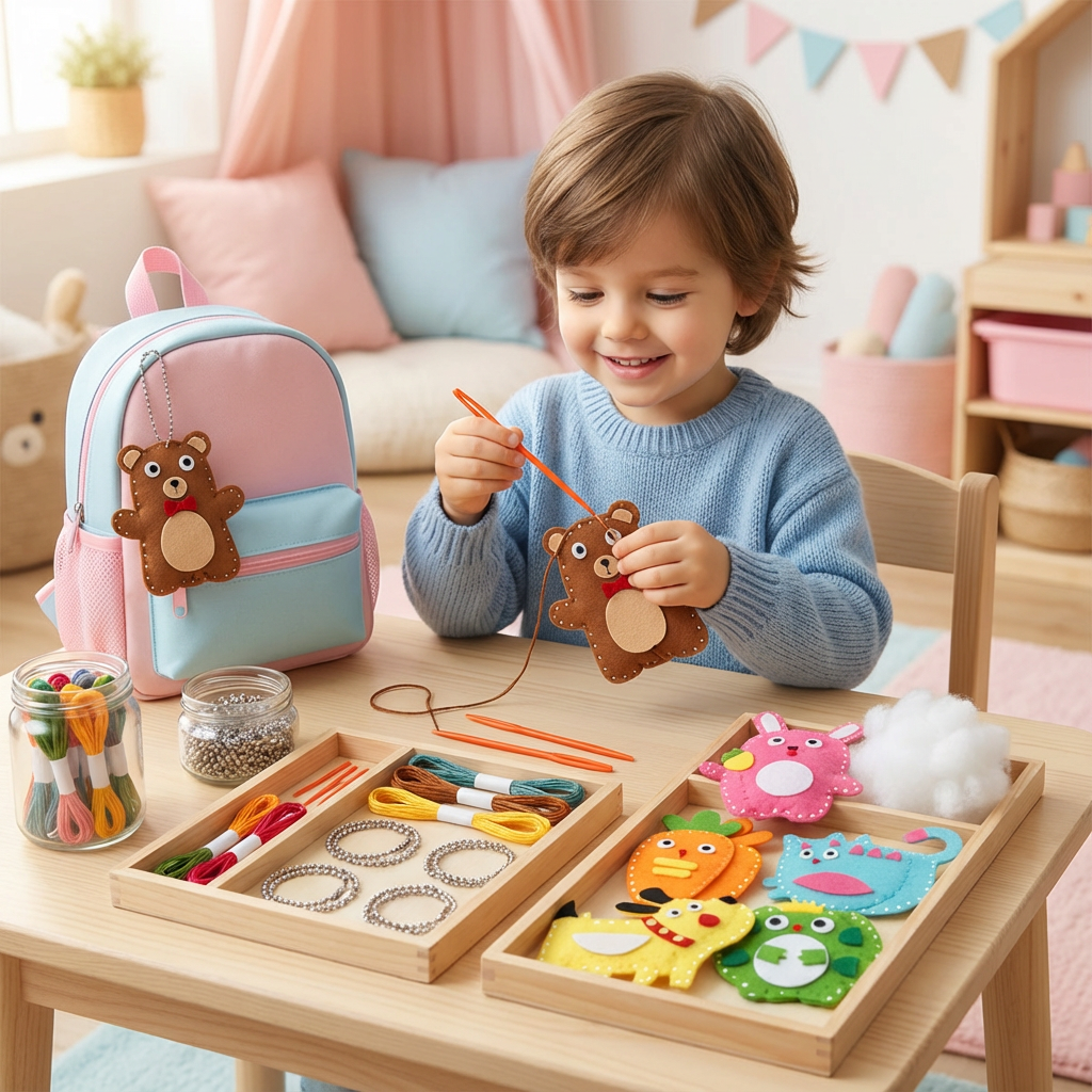 Selbst nähen Set für sichere Filztiere