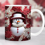 Festliche 3D Schneemann-Tasse - Ideales Geschenk für die Feiertage