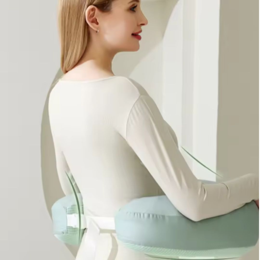 Ergonomisches Stillkissen mit Rückenstütze für bequemes Füttern