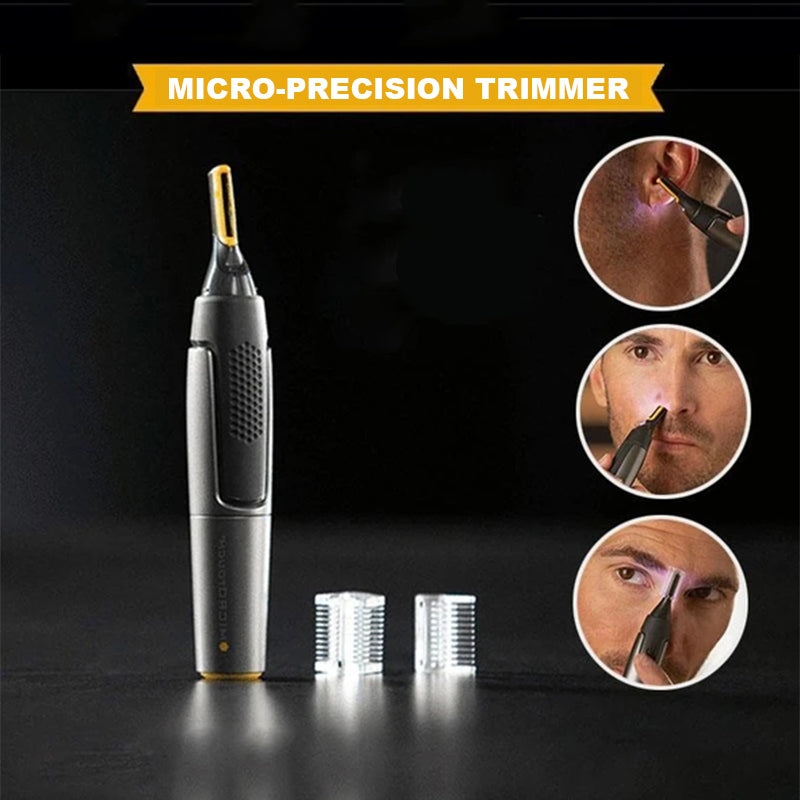 Präzisions-Trimmer mit LED-Beleuchtung – Schlank für Nase und Ohren