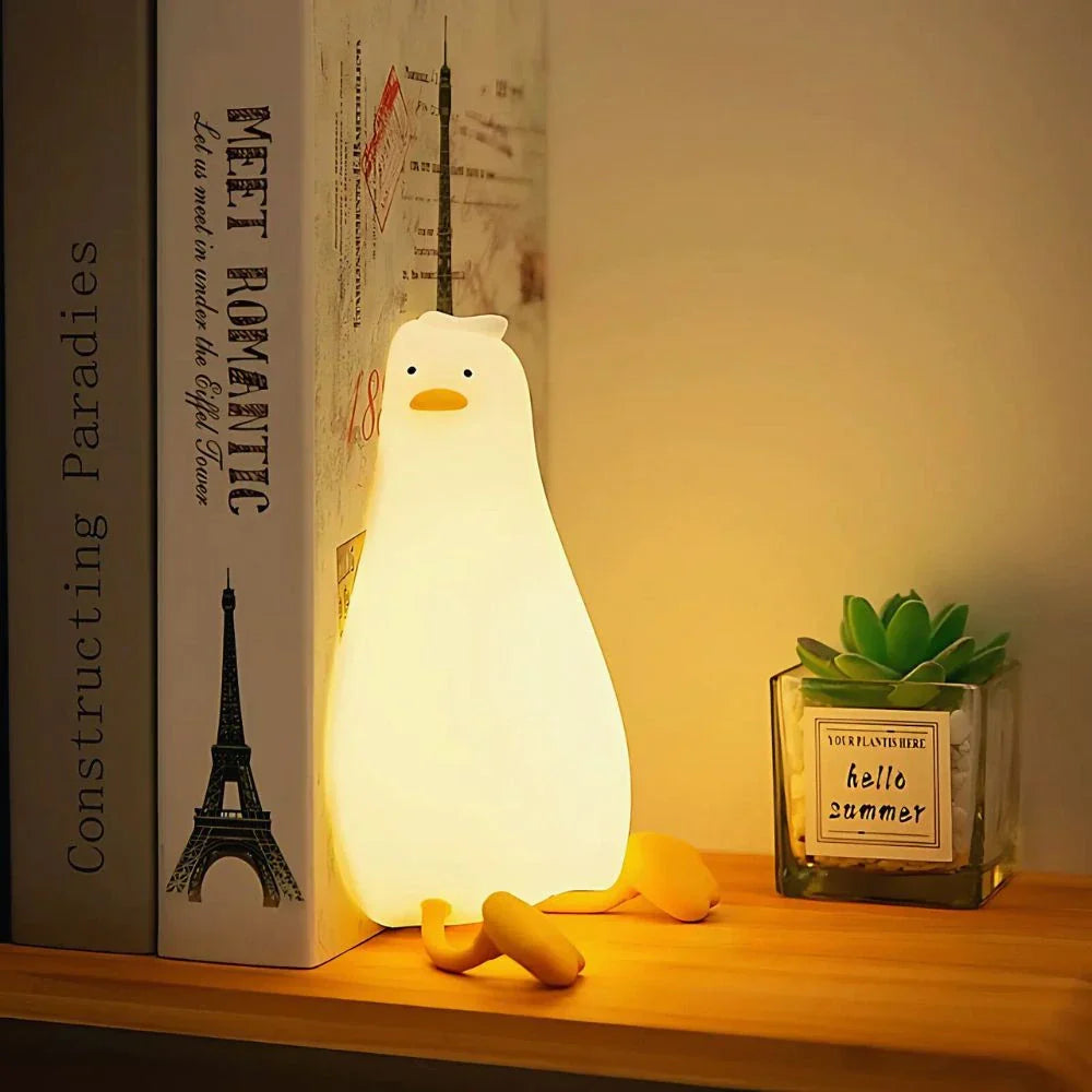 Playful Night Lamp for Children – Rechargeable Silicone Lamp with Colour Change