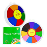 Set mit Fingerfarben für Kinder