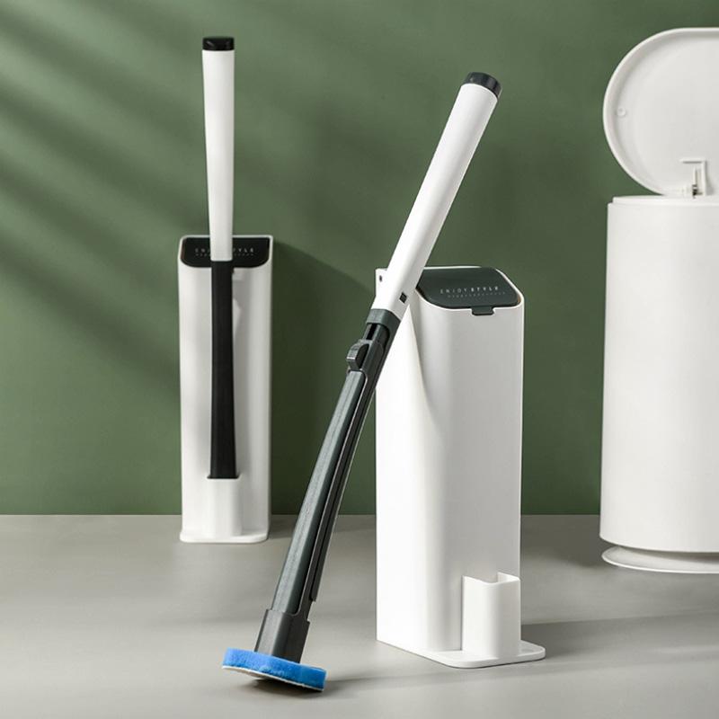 Toilettenbürste mit Einweg-Schwammköpfen – Hygienisches Reinigungssystem