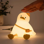 Playful Night Lamp for Children – Rechargeable Silicone Lamp with Colour Change