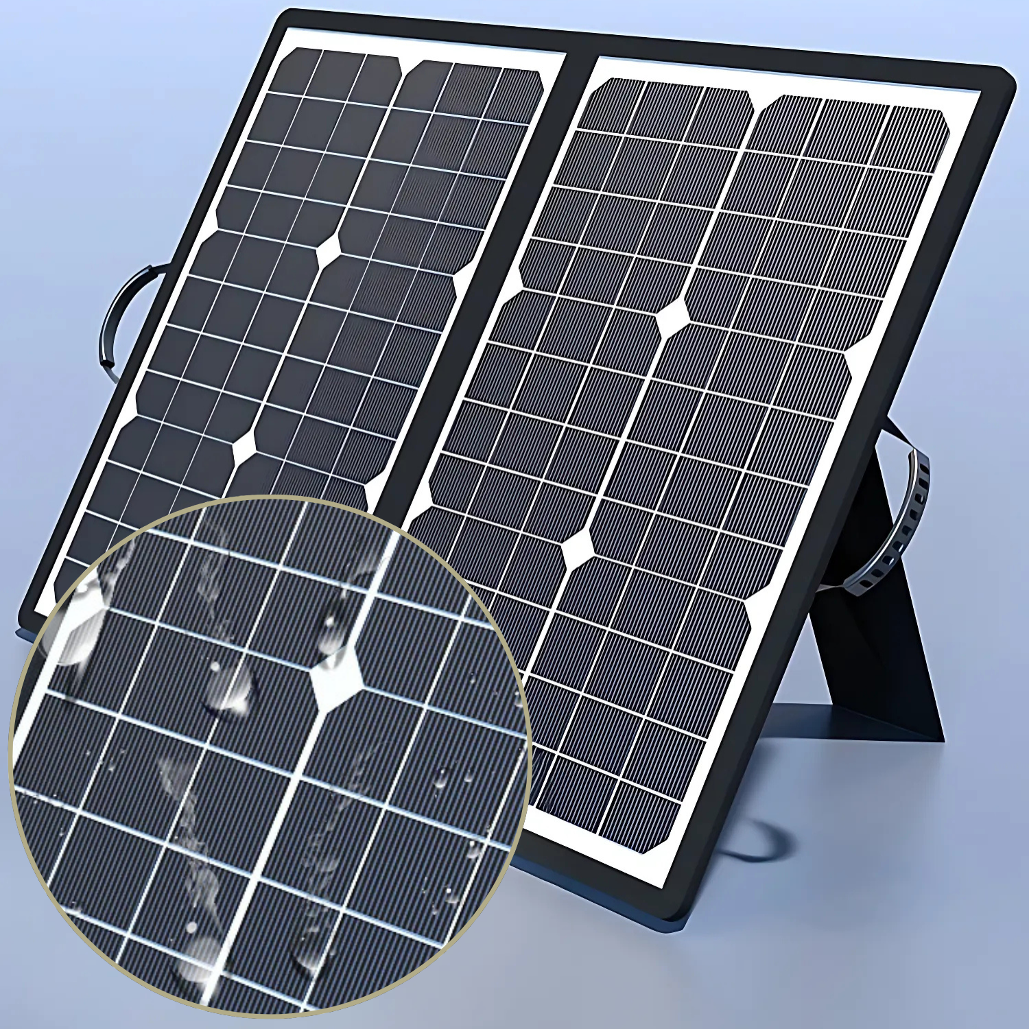 Ecovolt 1000W Tragbares Solarpanel Set | Komplett mit MPPT & USB/Type-C | Ideal für Camping, Auto, Boot & Wohnmobil