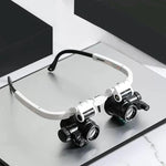 Multifunctional magnifying glasses with 8x, 15x, and 23x zoom