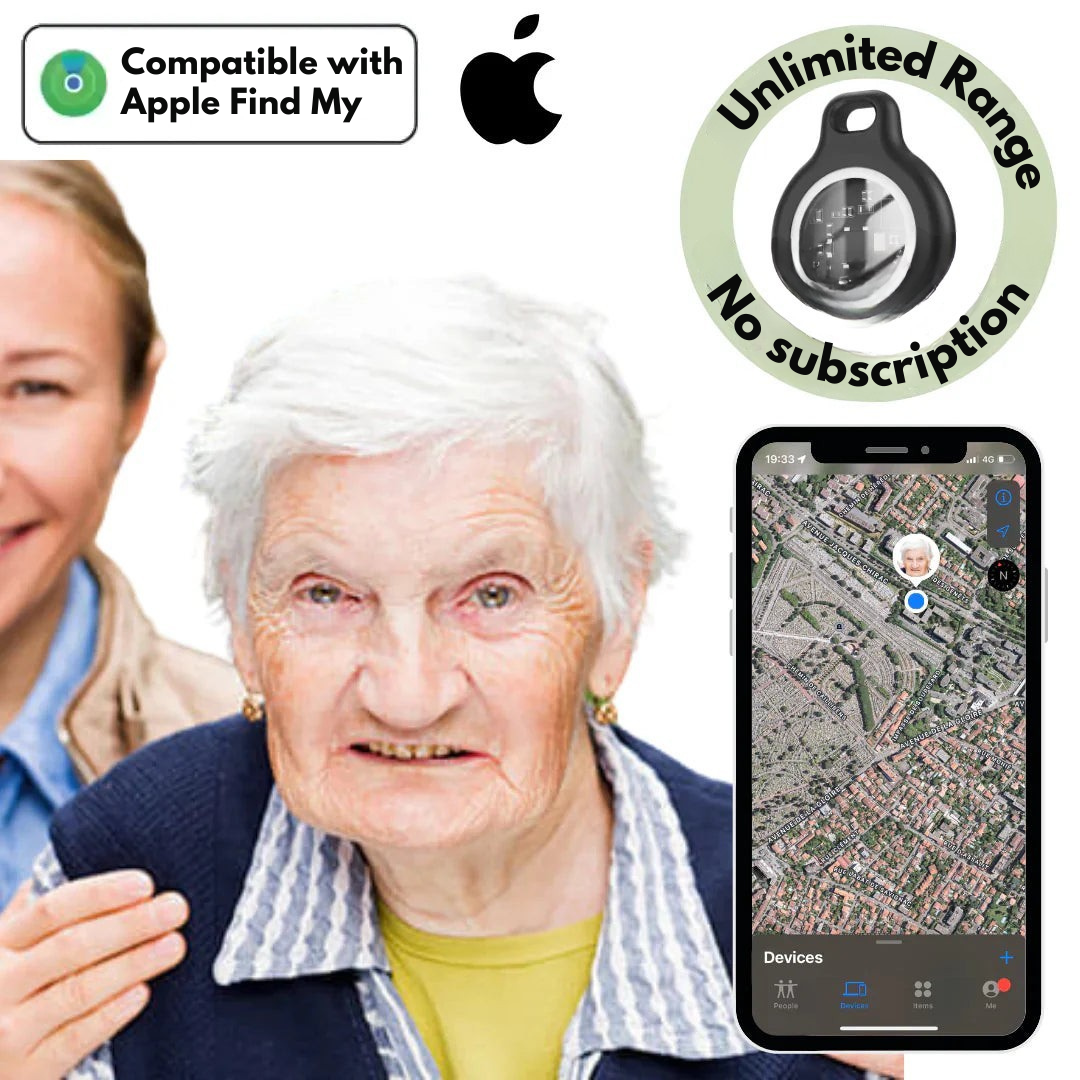 SichereSenior | GPS-Tracker für ältere Menschen | Echtzeitüberwachung, wasserdicht & ohne monatliche Gebühren für Ihr gutes Gefühl