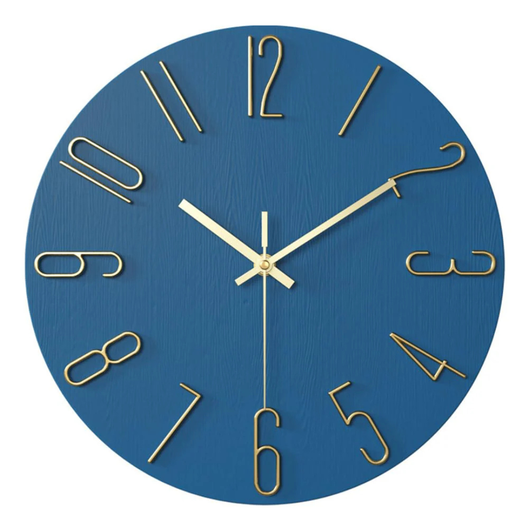 Moderne und geräuschlose Wanduhr für das Wohnzimmer – Elegante Uhr