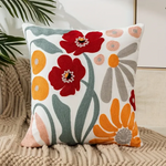 Dekoratives Kissen FloraSoft – Blumenmotiv mit abnehmbarem Bezug