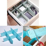 Verstellbarer Schubladenteiler mit 4 Streifen – Schubladen Organizer