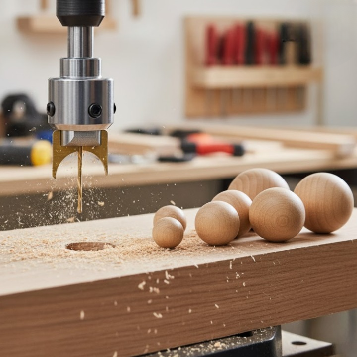 Präzises Holzperlen Bohrerset für kreative Projekte