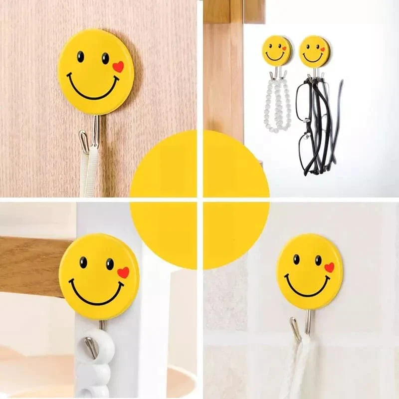 3er Set Emoji Multifunktionshaken für starke Haftung