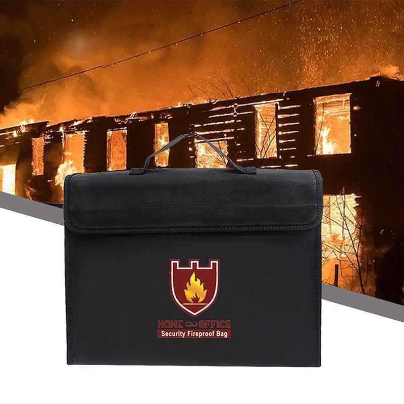 Feuerfeste Dokumententasche mit abnehmbarem Schultergurt