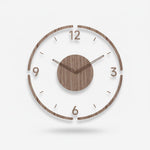Elegante Holz Wanduhr - Stilvolles Design ohne Geräusche