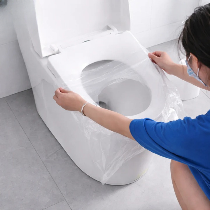 Einweg-Toilettensitzabdeckungen – Hygieneschutz für unterwegs – 50er Pack