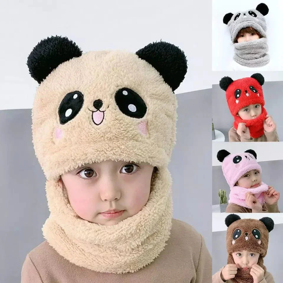 Set mit Baby-Mütze und warmem Halskragen für Kinder