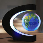 AstroGlobus LED Weltkugel – Schwebende Globenlampe mit magnetischer Aufhängung