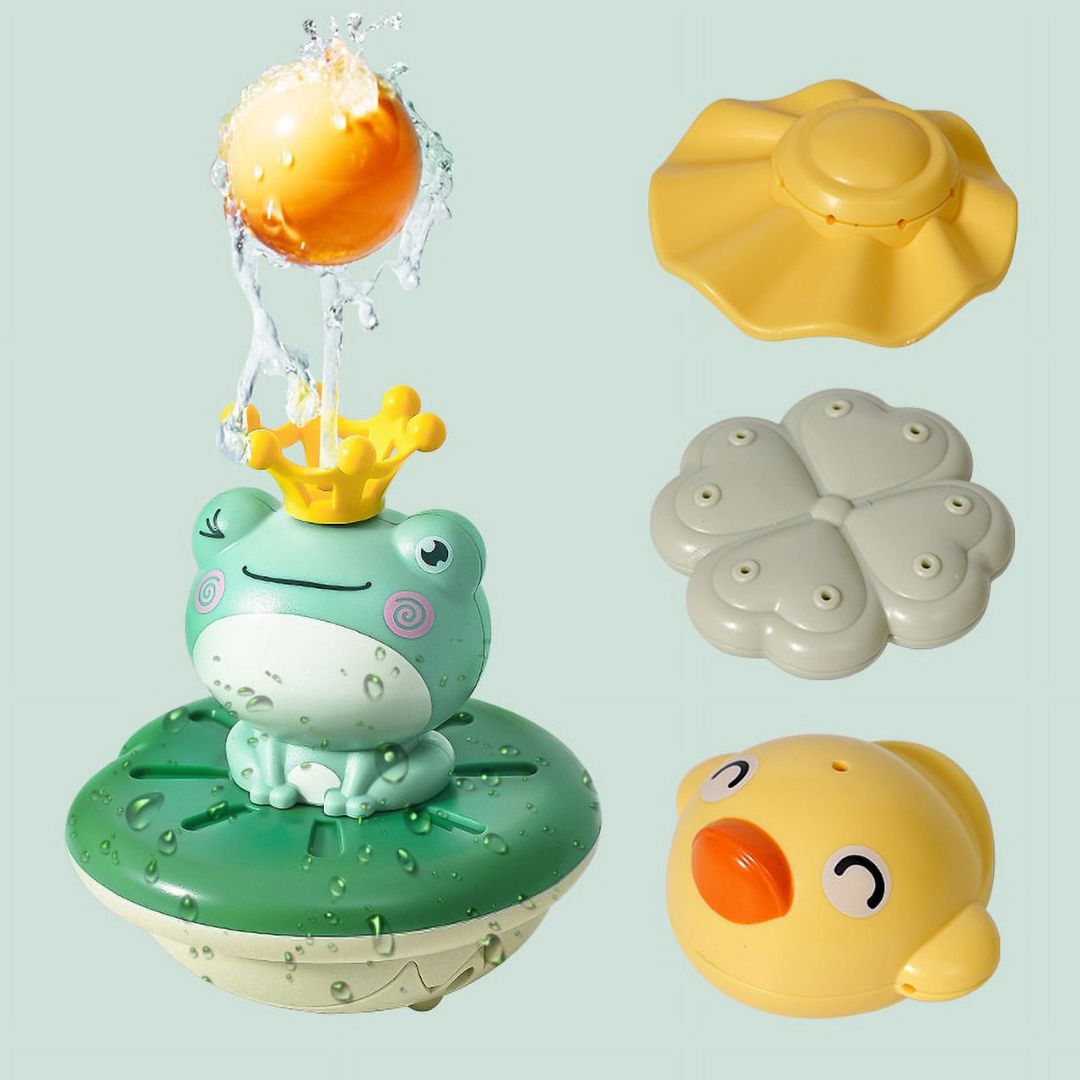 Plüschige Frosch-Badespielzeuge für Kinder