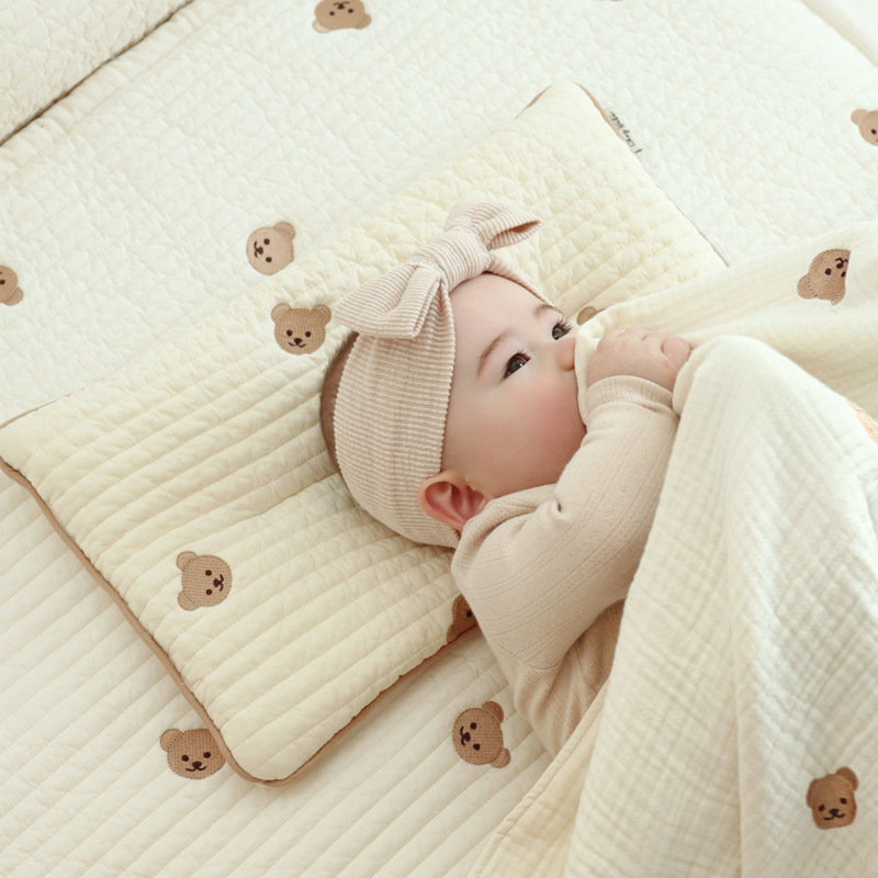 Ergonomisches Memory-Schaum-Kissen für Babys zur Vermeidung von Kopfverformung
