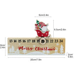 Holzspielzeug Weihnachts-Mobile mit Santa Claus Kalender Ornament