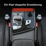 Praktischer Auto-Organizer für den Sitzspalt mit Becherhalter