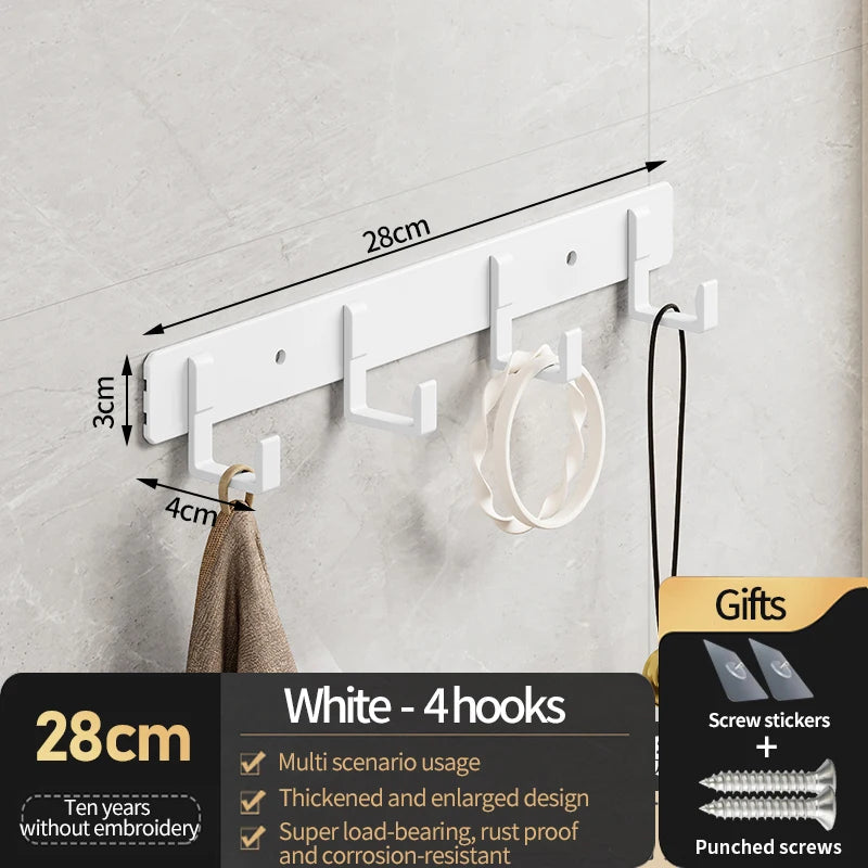 Elegant aluminum wall and door hooks for every room