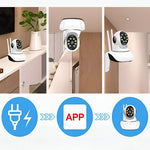 Intelligente Überwachungskamera mit Nachtsicht und WLAN