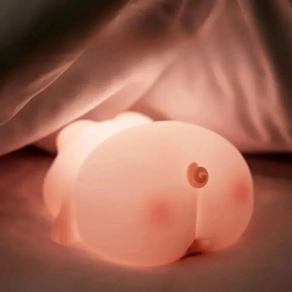 Sanftes LED-Nachtlicht für Kinder – Kuscheliges Tierdesign mit Timer