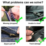 Ersatzreißverschluss-Zipper – Einfach Anbringen – 6er Set