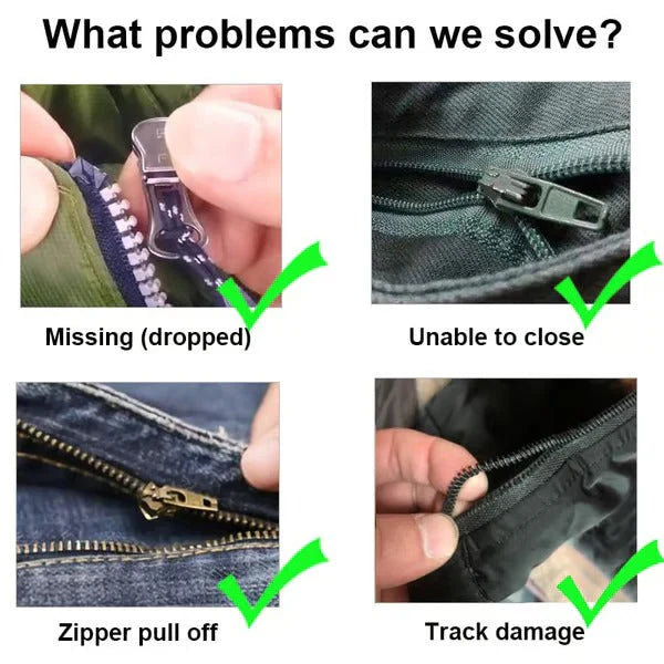 Ersatzreißverschluss-Zipper – Einfach Anbringen – 6er Set