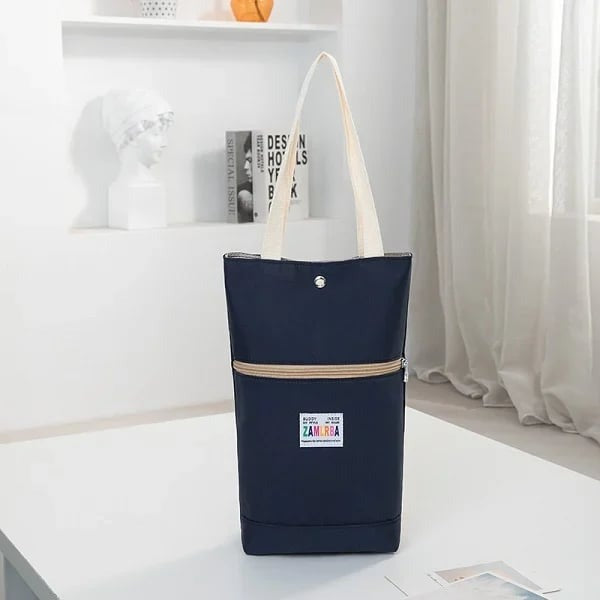 Vielseitige Schultertasche mit Getränkehalter