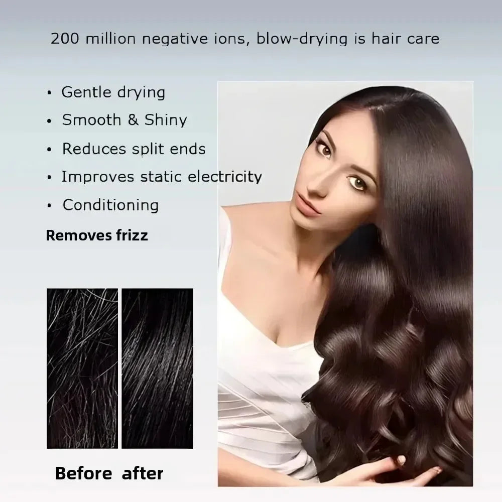 Luxury Hair Dryer with Intelligent Temperature Control