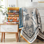 Reversibles Baumwollbadetuch in bunten Farben | AquaChic